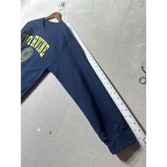 NWOT UC Irvine Anteaters Sweatshirt Crewneck Size Medium Blue Long Sleeve - Picture 5 of 6